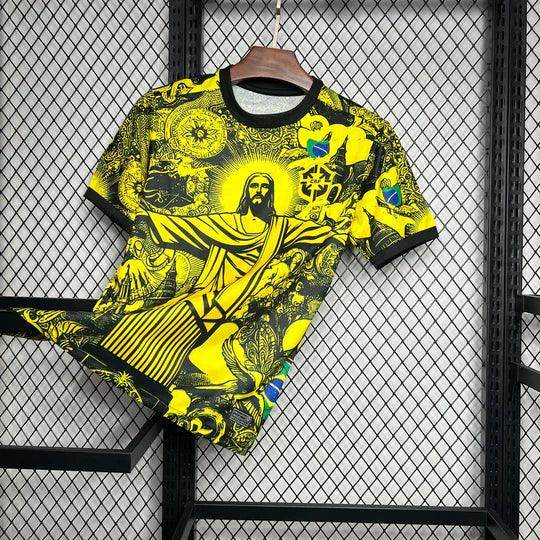 Brésil maillot Concept 2024 Jaune.