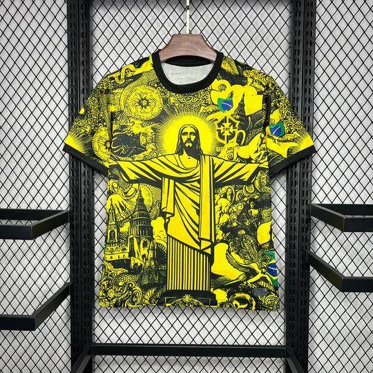 Brésil maillot Concept 2024 Jaune.